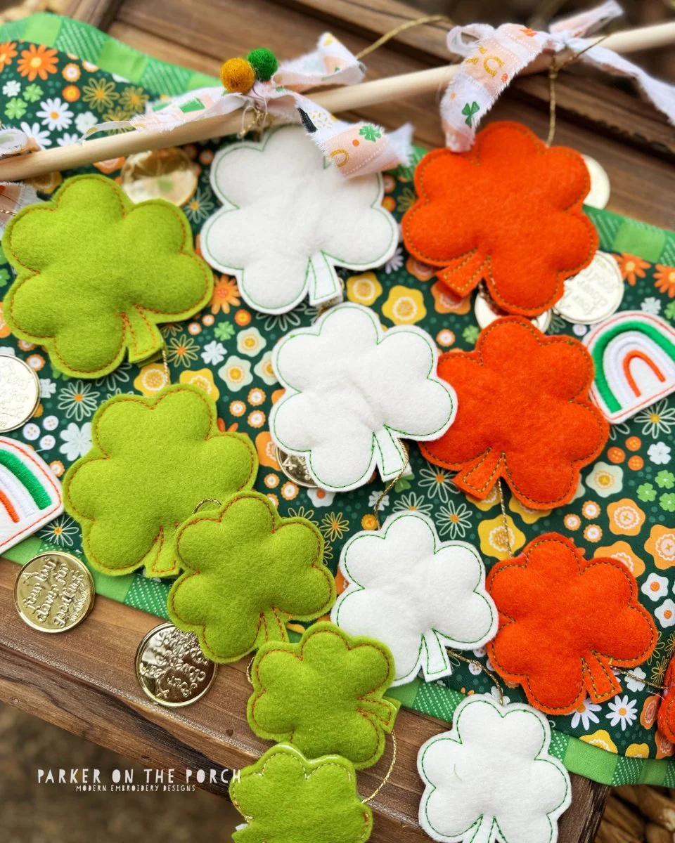 Digital Download - Vertical Puff Banner- Shamrock