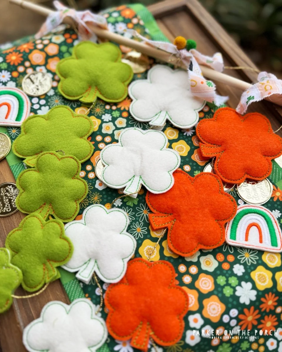 Digital Download - Vertical Puff Banner- Shamrock - Image 2