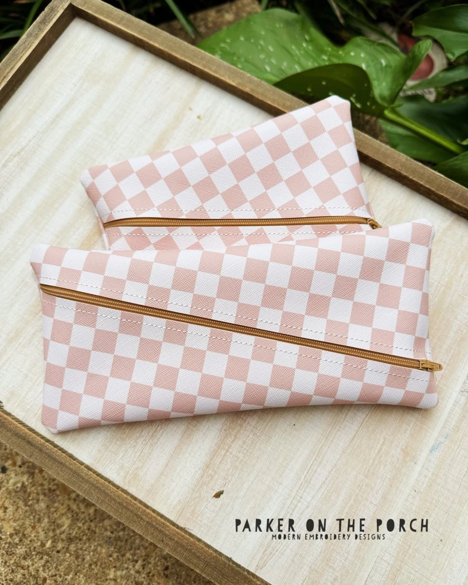 Digital Download - Zipper Size 3 - Diagonal Pencil Case Zipper Bag - Image 2
