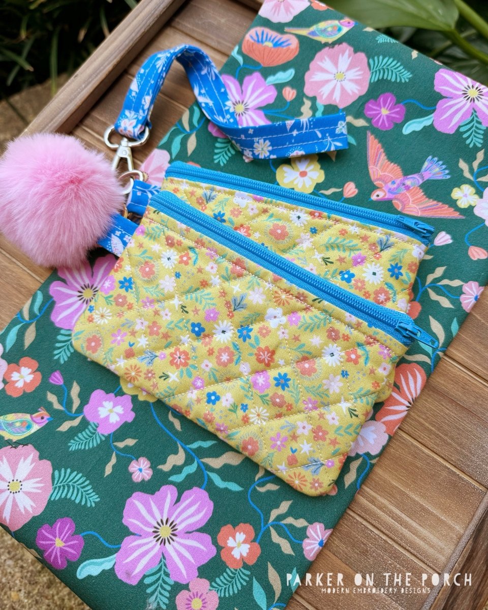 Digital Download - Zipper Size 3 - Quilted Wristlet Zipper Bag - Image 2