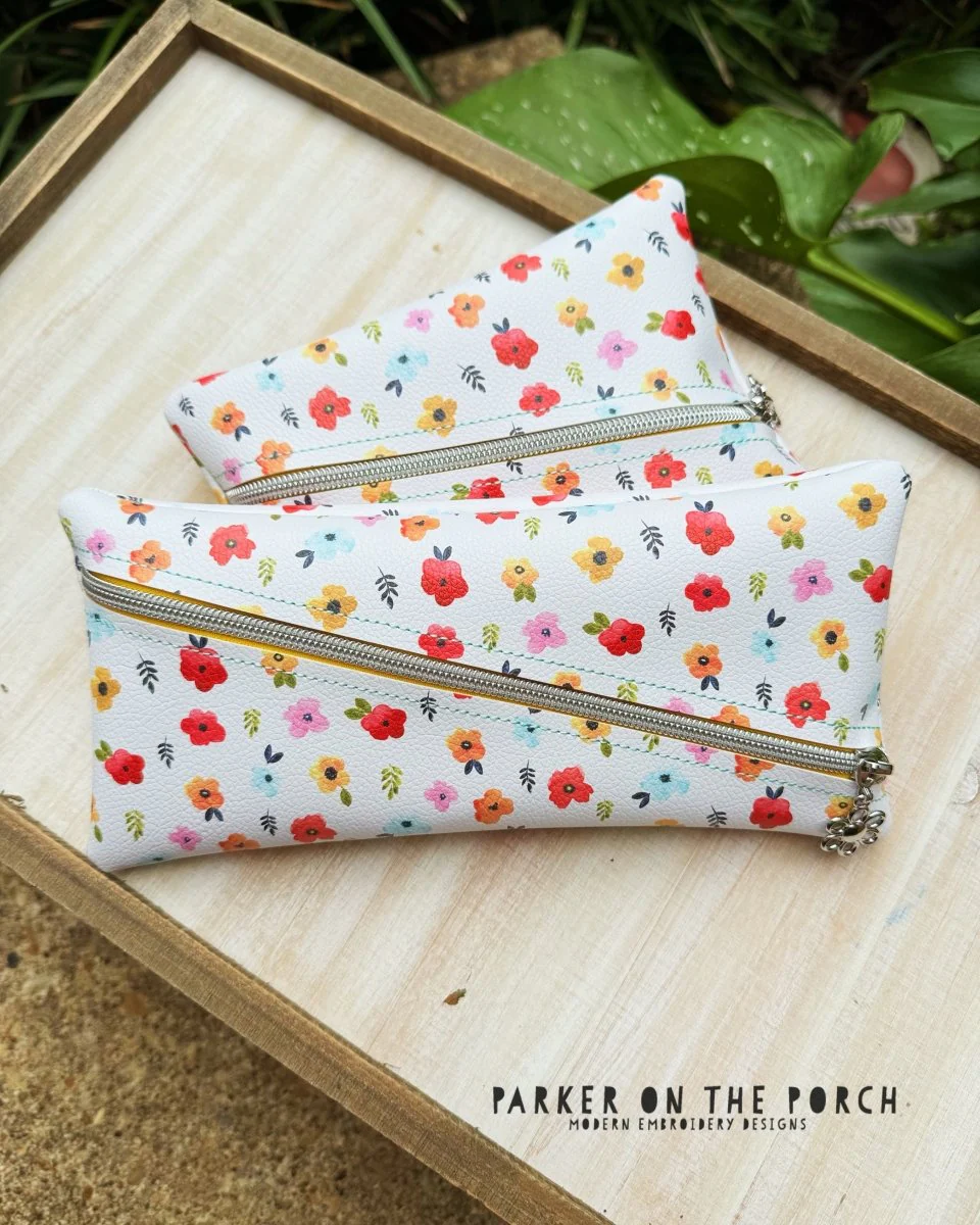 Digital Download - Zipper Size 5 - Diagonal Pencil Case Zipper Bag - Image 2