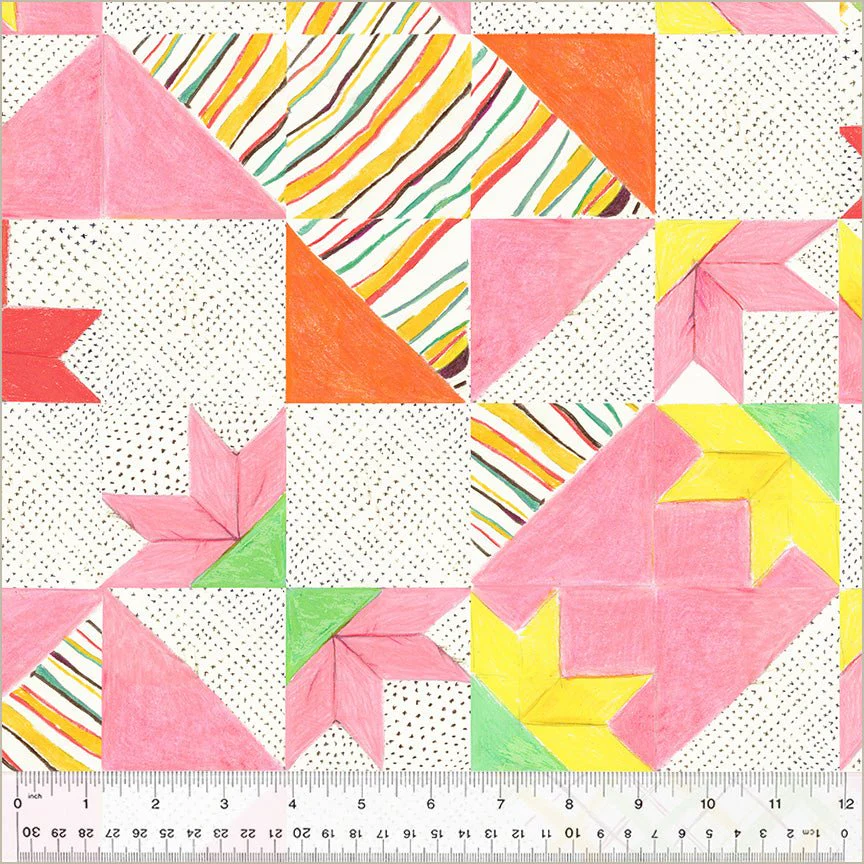 Fat Quarter Fabric Bundle -  Heather Ross By Hand- Windham Fabrics - Image 3