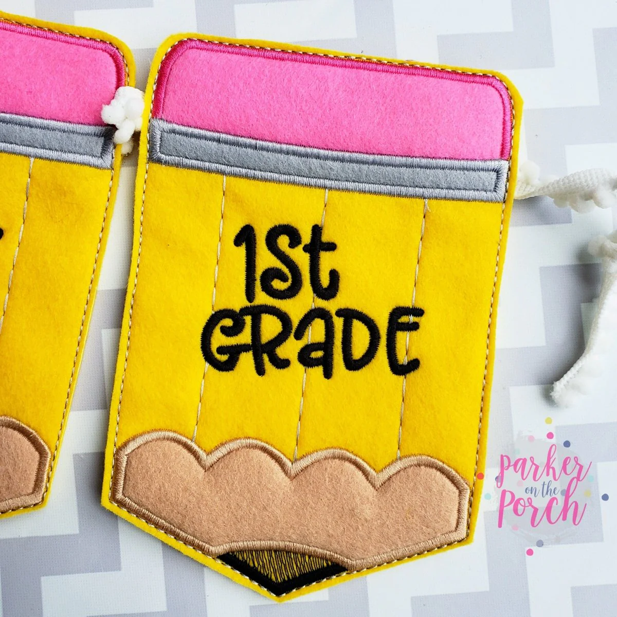 First / Last Day of School Banner Digital Embroidery Pattern - Image 7