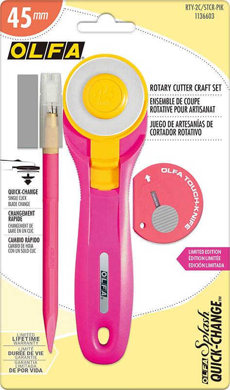 Pink 45mm OLFA Rotary Cutter Set | Limited Edition - Image 2