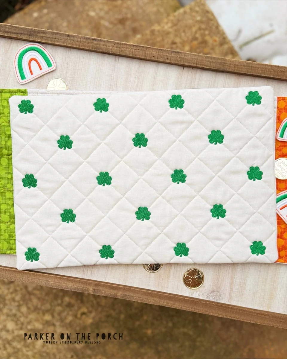 Quilted Shamrock Placemats – Digital Embroidery Pattern Download - Image 3