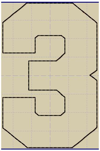 Shabby Applique Font- Squad Numbers (0-9) - Digital Embroidery Pattern Download - Image 14
