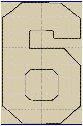 Shabby Applique Font- Squad Numbers (0-9) - Digital Embroidery Pattern Download - Image 17