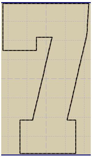 Shabby Applique Font- Squad Numbers (0-9) - Digital Embroidery Pattern Download - Image 8